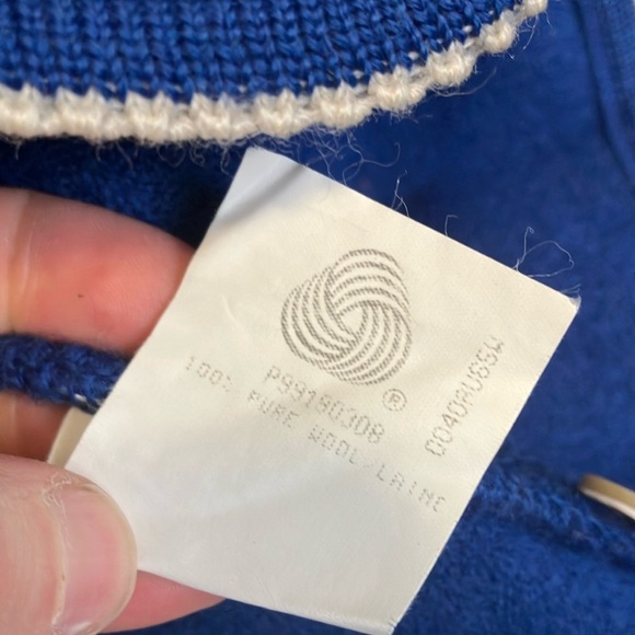 Geiger Boild Wool Blue Embroidered Jacket - Picture 7 of 9